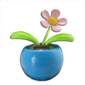 Blue Magic Cute Flip Flap Swing Dancing Solar Powered Flower Toys LW   182387276544